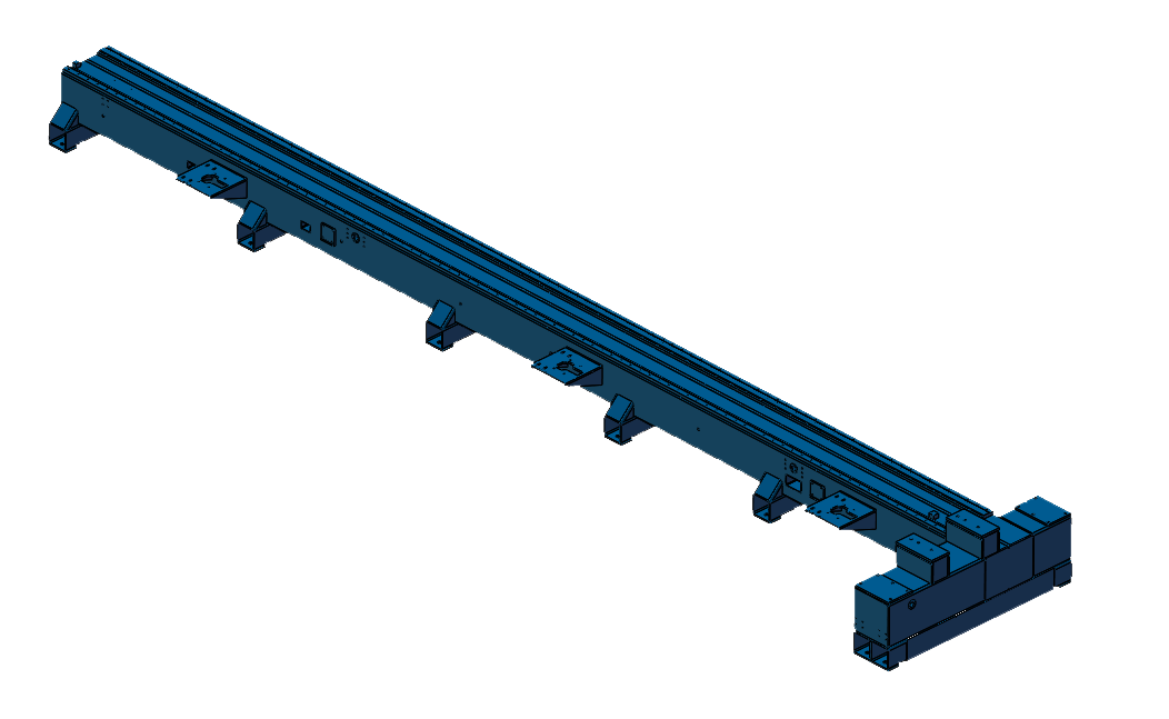 Estructura de la máquina de corte de metal por láser CNC