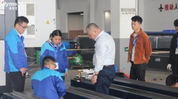 ¡Atención! Máquina de corte por láser de fibra de 24 metros de longitud instalada en el extranjero.