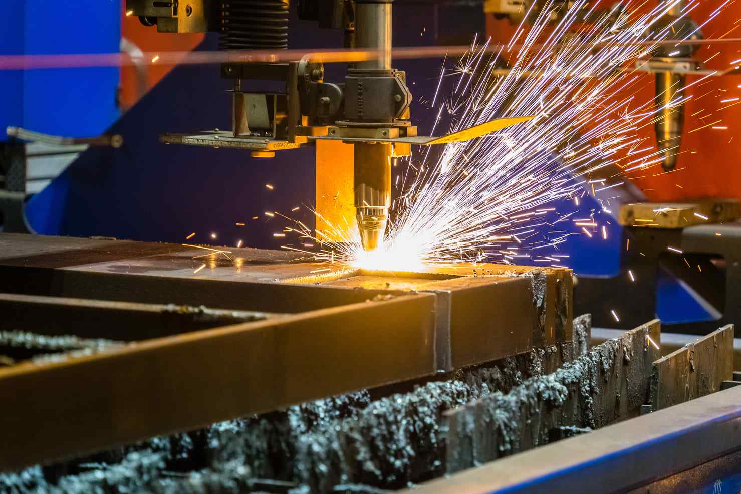 máquina de corte por láser de chapa metálica